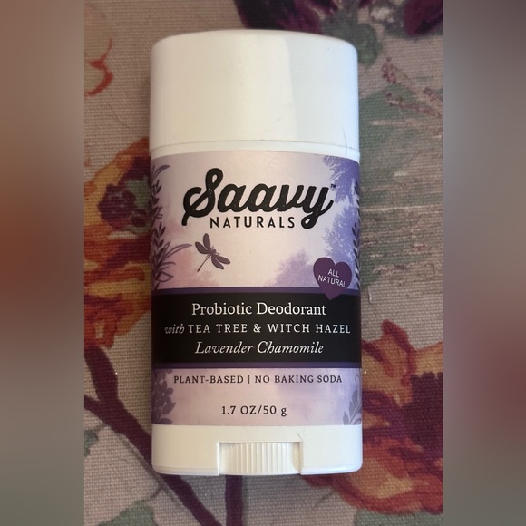 Saavy Naturals Lavender & Chamomile Probiotic Deodorant   *New & Unopened* - Picture 1 of 2